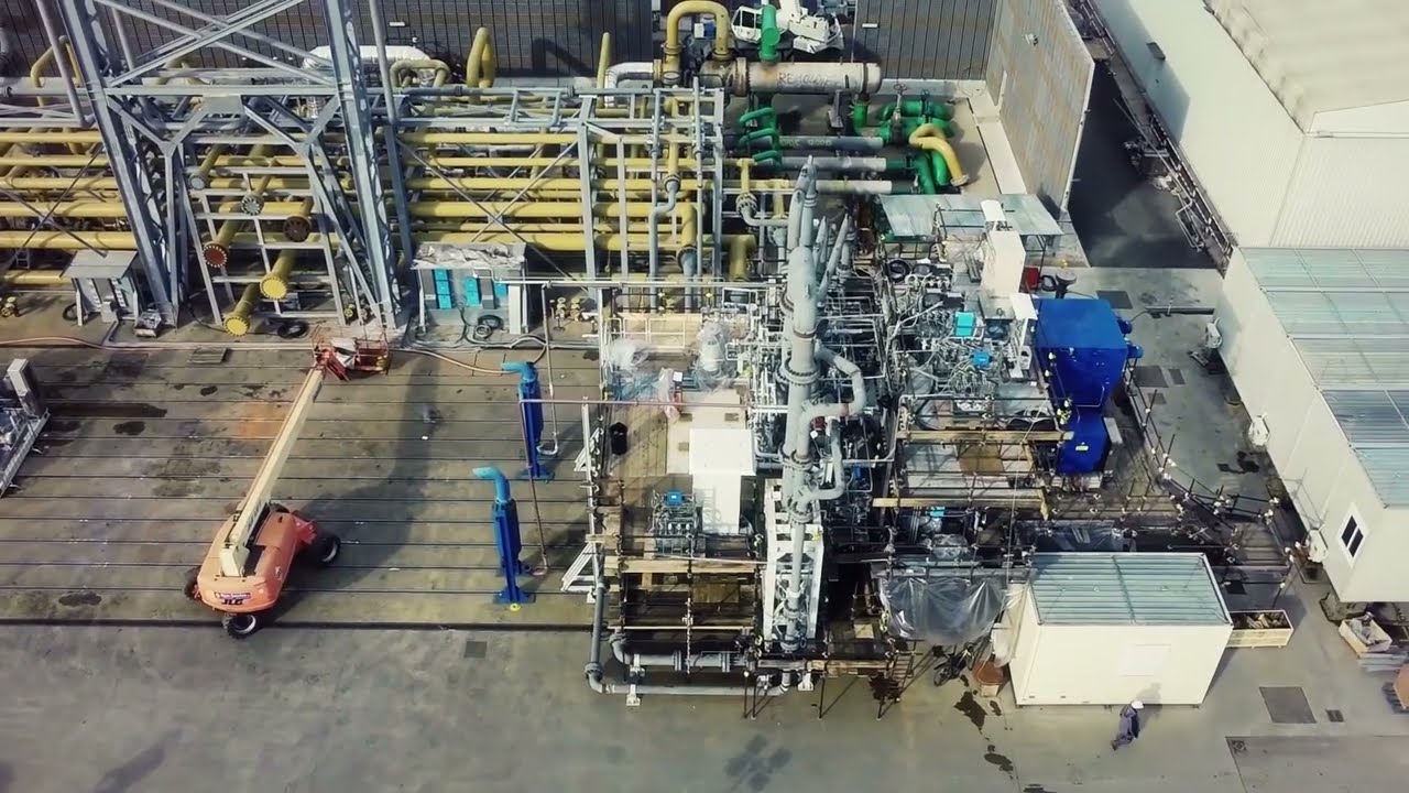 Centrifugal compressor undergoing repair and overhaul