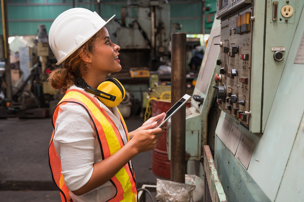 Field service technician providing on-site support